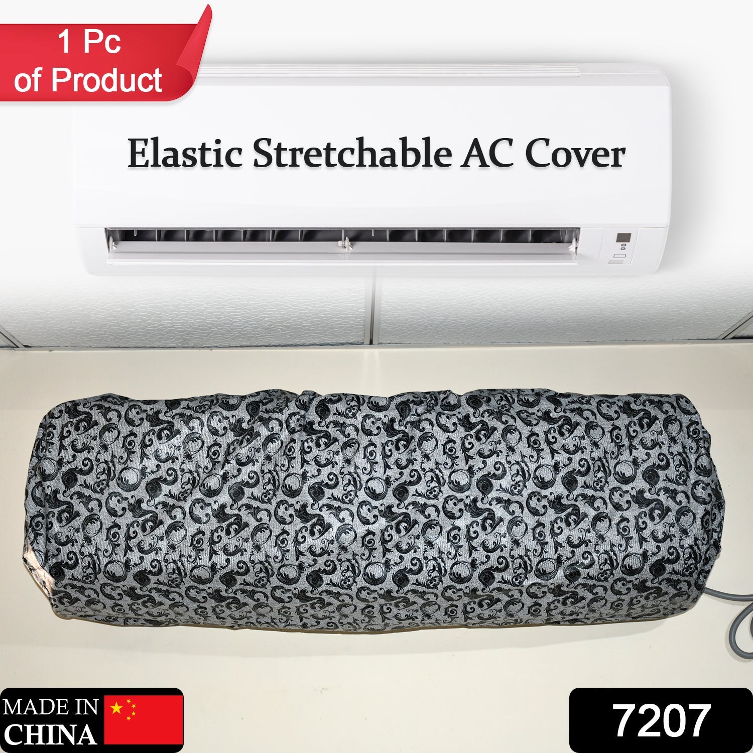 7207 Stretchable AC Cover Protection from Dusts, Insects and Corrosion | Winter Friendly Cover DeoDap 7207 Stretchable AC Cover Protection from Dusts, Insects and Corrosion | Winter Friendly Cover DeoDap